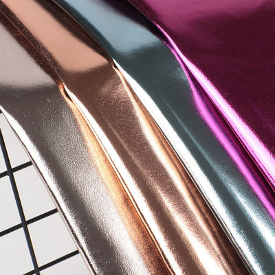 0.5mm Laser Grave PU cuir écologique métal brillant cuir PU