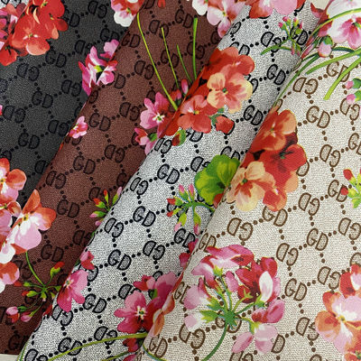 Lettre imprimée GD fleur PVC faux sacs en cuir boîtier téléphonique boîte d'emballage Tissu en cuir