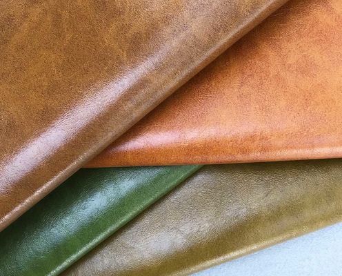 Tissu en cuir de cire à l'huile de vintage Canapé Siège Meuble faux cuir