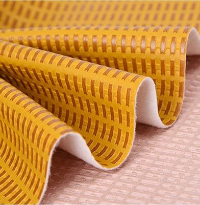 Couleur à choix multiples tapis de paille cuir plaqué PVC tissage cuir artificiel sac à main sac à chaussures cuir