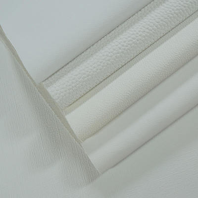 Impression numérique en relief en PVC blanc cuir synthétique artificiel pour sac ordinateur portable téléphone