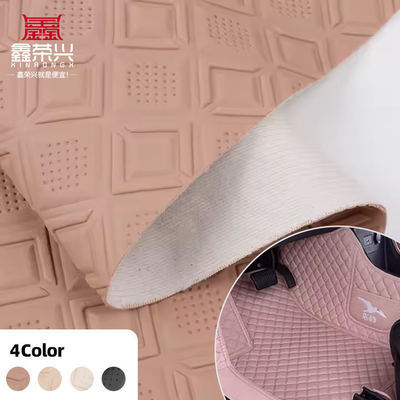 PVC diamant perforé style en relief cuir synthétique artificiel pour voiture pieds sièges de voiture canapé sac décoratif faux tissu en cuir