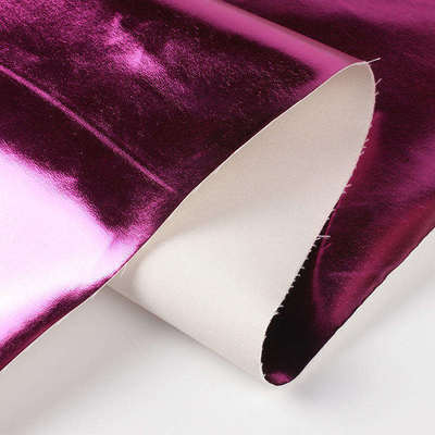 Cuir synthétique PU R61 Film métallique Grain mouton Vêtement Portefeuille Boîte Chaussures Sac Cahier Tissu simili cuir