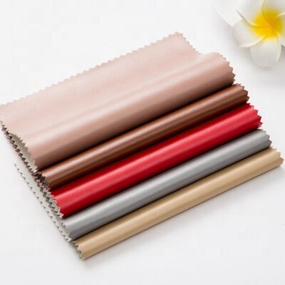 PU Tc Tissu Napa Grain Pattern en cuir synthétique Boîte à portefeuille Chaussures Ntoebook Album photo Tissu en cuir