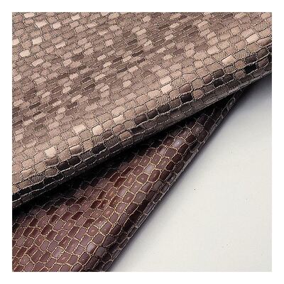 Vente en gros en Pvc de pierre de perle de grain motif en cuir synthétique artificiel emballage portefeuille boîte chaussures carnet de notes faux tissu en cuir