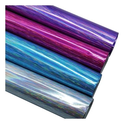 Rainbow Pu Holographique dessin de fil de fer figure en relief faux en cuir artificiel chaussures de vanité sac à main carnet de notes tissu en cuir