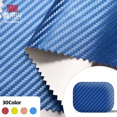 Cuir synthétique PU imperméable en fibre de carbone pour vêtements, étuis de téléphone, pochettes, boîtes - Artisanat en faux cuir durable, vêtements