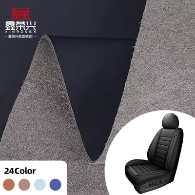 Tissu en similicuir PU imperméable écologique à motif Napa gaufré en microfibre pour football, golf, extérieur, siège de voiture, canapé, sac