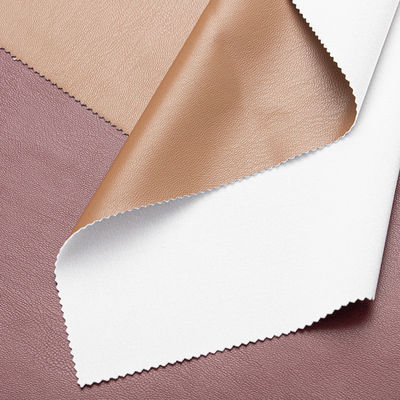 Vêtement lisse en cuir PU tricoté en faux cuir élastique à quatre côtés