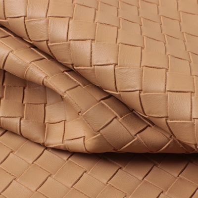 Sacs à main tissés en relief doux et durables en PVC en tissu de faux cuir