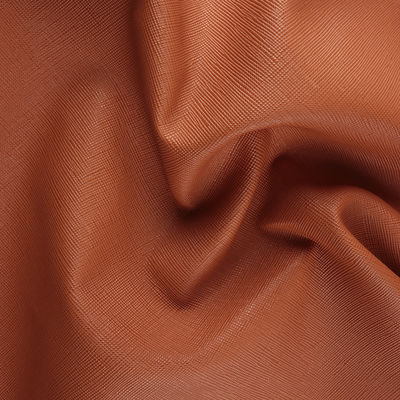 1.0mm Tissu en PVC à fond brossé Saffiano classique Sac à main en cuir Sac à bagages Souffle Accessoires de meubles