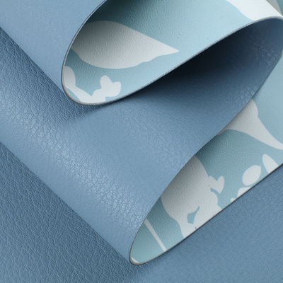 Sac à main imprimé avec fleurs en cuir PU 1,5 mm d'épaisseur en faux cuir double face