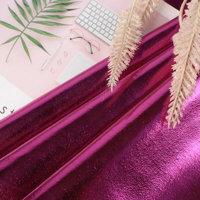 0.5mm Laser Grave PU cuir écologique métal brillant cuir PU