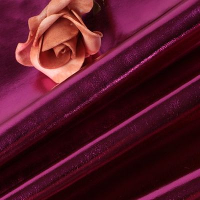 0.5mm Laser Grave PU cuir écologique métal brillant cuir PU