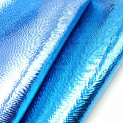 Boîtes d'emballage en cuir Saffiano Croix PVC Film métallique Faux projets en cuir