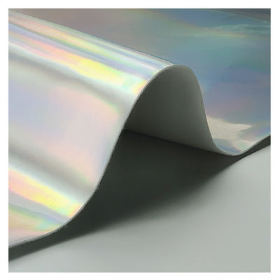 Le miroir laser en cuir PU et en faux en cuir reflétant l' argent