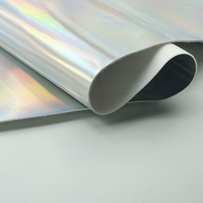 Le miroir laser en cuir PU et en faux en cuir reflétant l' argent