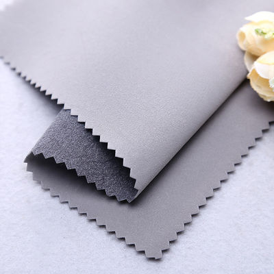 Le cuir de chaussure en PU en velours riche antibactérien en faux type de cuir en PU respirant