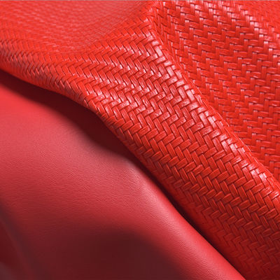 1.2mm Matte de paille tissée en PVC Matériau de chaussures de mode sac à main de cuir de décoration de maison