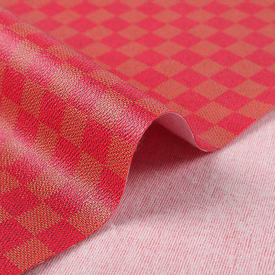 Tissu en faux cuir pour sacs en PVC imprimé