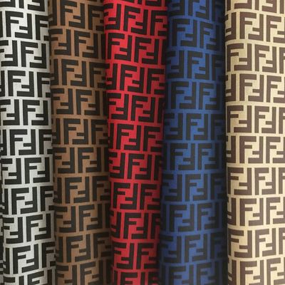 Sacs en cuir faux en PVC à double lettre F imprimé Portefeuille portefeuille portefeuille téléphone boîte cadeau boîte cadeau tissu en cuir