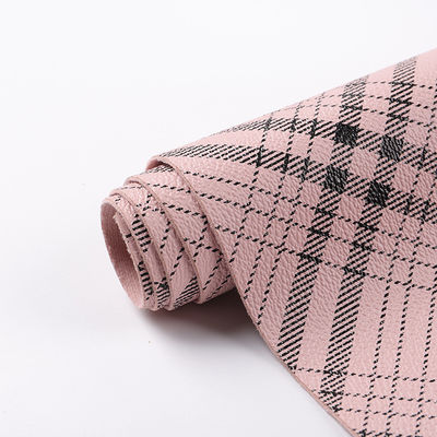 Sacs à carreaux rayés imprimés en PVC en faux cuir en tissu résistant aux rayures artificielles