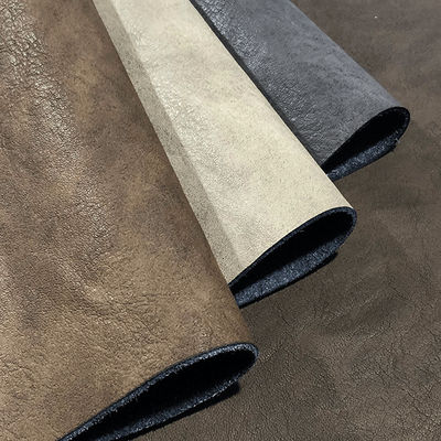 Simulation de cuir en microfibres PU pour chaussures à l'ancienne