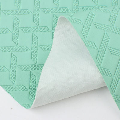 Matraques de sol de voiture sur mesure en cuir tissé en PVC Matériau en cuir anti-moisi