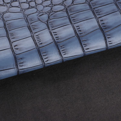 Le cuir en microfibre en relief pour chaussure 1.2 mm Elegance Crocodile Leather