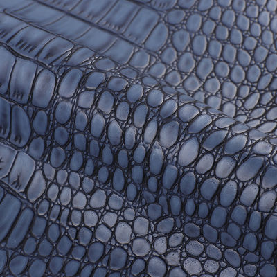 Le cuir en microfibre en relief pour chaussure 1.2 mm Elegance Crocodile Leather