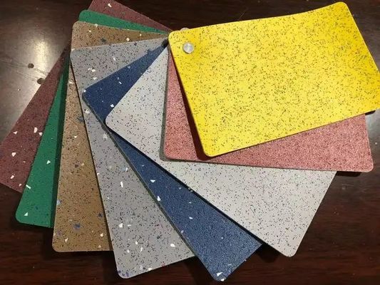 Résistance à l'abrasion Tapis de sol de voiture cuir 2m quartz carreaux de sol en vinyle cuir