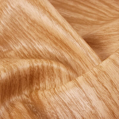 Tissu en cuir artificiel en PVC en grain de bois imprimé Matériau de décoration automobile