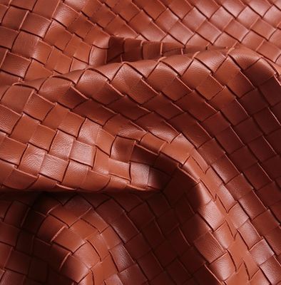 Sacs à main tissés en relief doux et durables en PVC en tissu de faux cuir