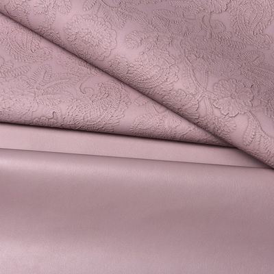 3D Retro Floral en relief de cuir en PVC pour sac à main Boîte d'emballage Tissu décoratif Placemat Faux cuir