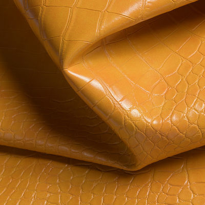 Coffret de bijoux en PVC décoratif en crocodile en relief Tissu en faux cuir PVC