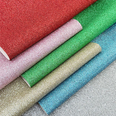 Doublure de chaussure en cuir synthétique PVC à paillettes grossières pour bijoux, artisanat, bagages, emballage, simili cuir, canapé