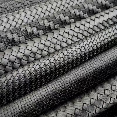 Tissu en boucle Tissu tissé en PVC en cuir synthétique en relief Souliers en relief Sacs Meubles artisanat Voiture Faux Tissu en cuir étirement