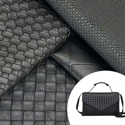 Tissu en boucle Tissu tissé en PVC en cuir synthétique en relief Souliers en relief Sacs Meubles artisanat Voiture Faux Tissu en cuir étirement