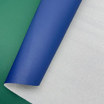 Cuir synthétique artificiel en PVC gaufré motif grain litchi pour meubles, canapés, décorations, sacs et coussins de voiture