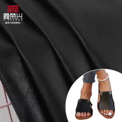 Cuir synthétique artificiel en PVC à envers brossé double pour sacs, canapés, divers motifs gaufrés