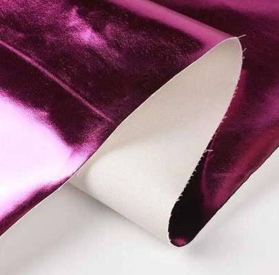 Cuir synthétique PU R61 Film métallique Grain mouton Vêtement Portefeuille Boîte Chaussures Sac Cahier Tissu simili cuir