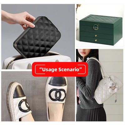 1.8mm épaisseur de PVC brodé-en relief bandes synthétique faux cuir sac imperméable tapis de table chaussures portefeuille décorer ceinture canapé