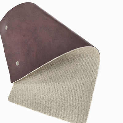 Cuir PVC microfibre pour rembourrage de meubles, imperméable et résistant à l'abrasion