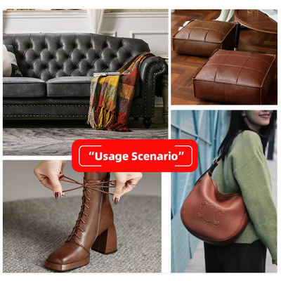 Cuir PVC microfibre pour rembourrage de meubles, imperméable et résistant à l'abrasion