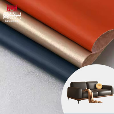 Cuir artificiel PVC DE7 Napa Grain pour meubles, 54 pouces de large