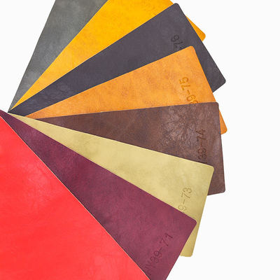 Similicuir PVC Crazy Horse Oil Wax pour Meubles, Largeur 54 pouces