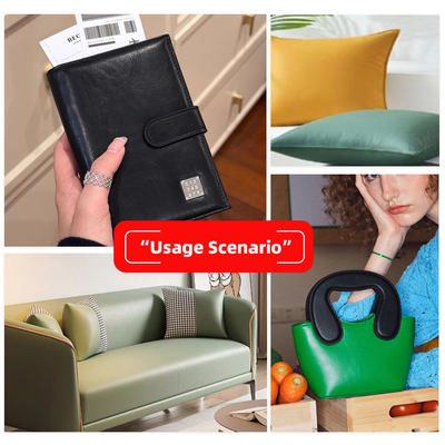 Tissu en similicuir PVC pour rembourrage de meubles, 54 pouces de large