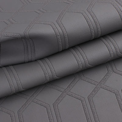 Embroiderie d'imitation en PVC Hexagon cuir synthétique artificiel pour voiture pieds sièges de voiture canapé sac décoratif faux tissu en cuir
