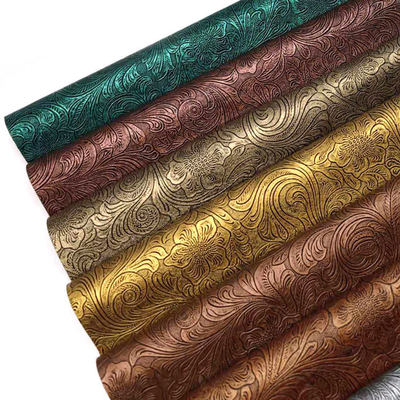 Pvc motif de fleur en cuir synthétique artificiel boîte de portefeuille chaussures Ntoebook faux tissu en cuir