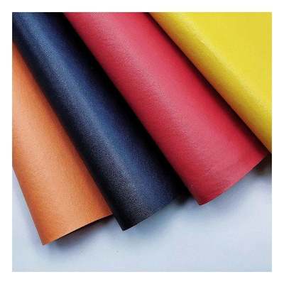 Vente en gros en PVC de faux cuir boîte à portefeuille chaussures carnet de bord motif trou d'épingle tissu en cuir synthétique artificiel